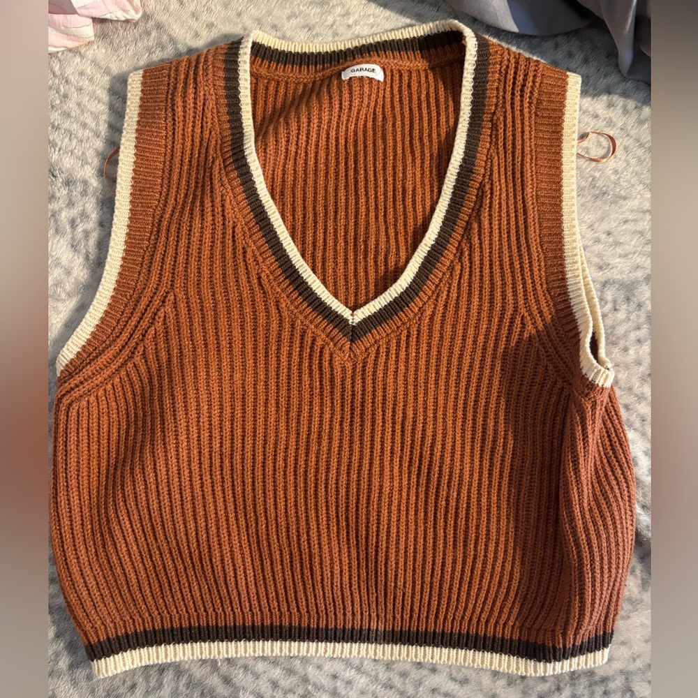 V-Neck Sweater Vest from GARAGE